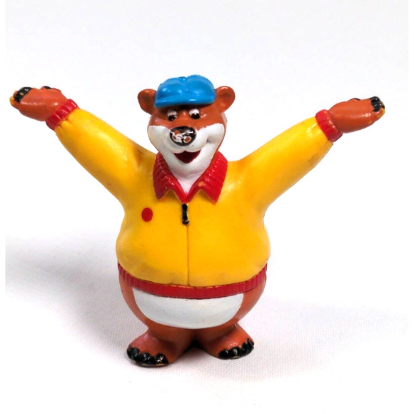 McDonalds Happy Meal Toy Phil Mendez KISSYFUR Gus the Bear PVC Vintage 1985 Toy - Picture 1 of 7